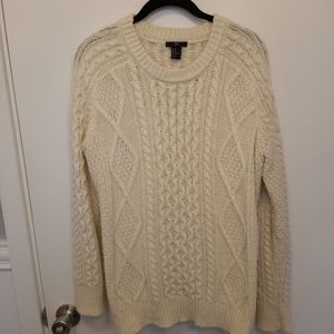Cream Cable Knit H&M Sweater